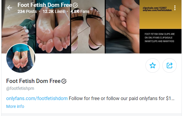 Foot Fetish Dom