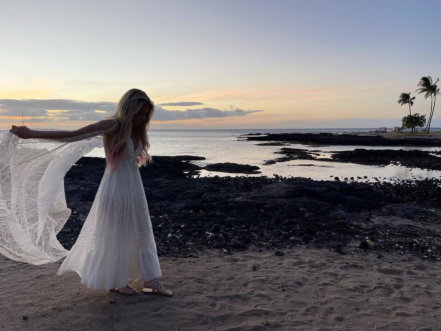 Alexa Bliss Feet Pics in a beach