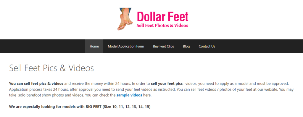 dollar feet